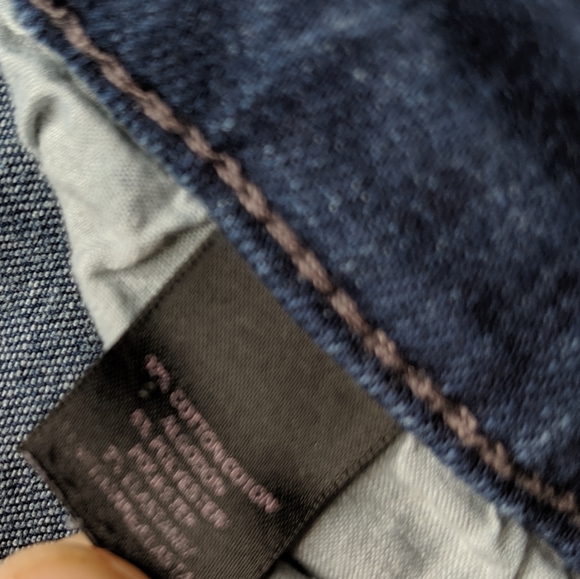 VICTORIA'S SECRET Zip Detail Ankle Crop Jeans Sz 8 - Picture 11 of 13